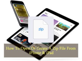 How To Open Or Create A Zip File From iPhone & iPad