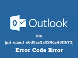 Fix [pii_email_e6d3ac3a524dcd3ff672] Error Code Error