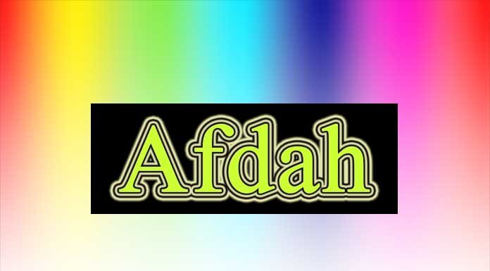 Afdah